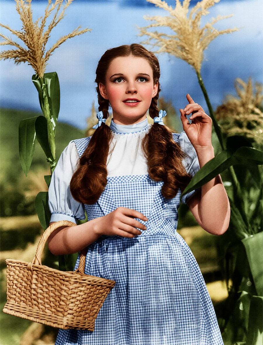 Judy Garland as Dorothy in The Wizard of Oz